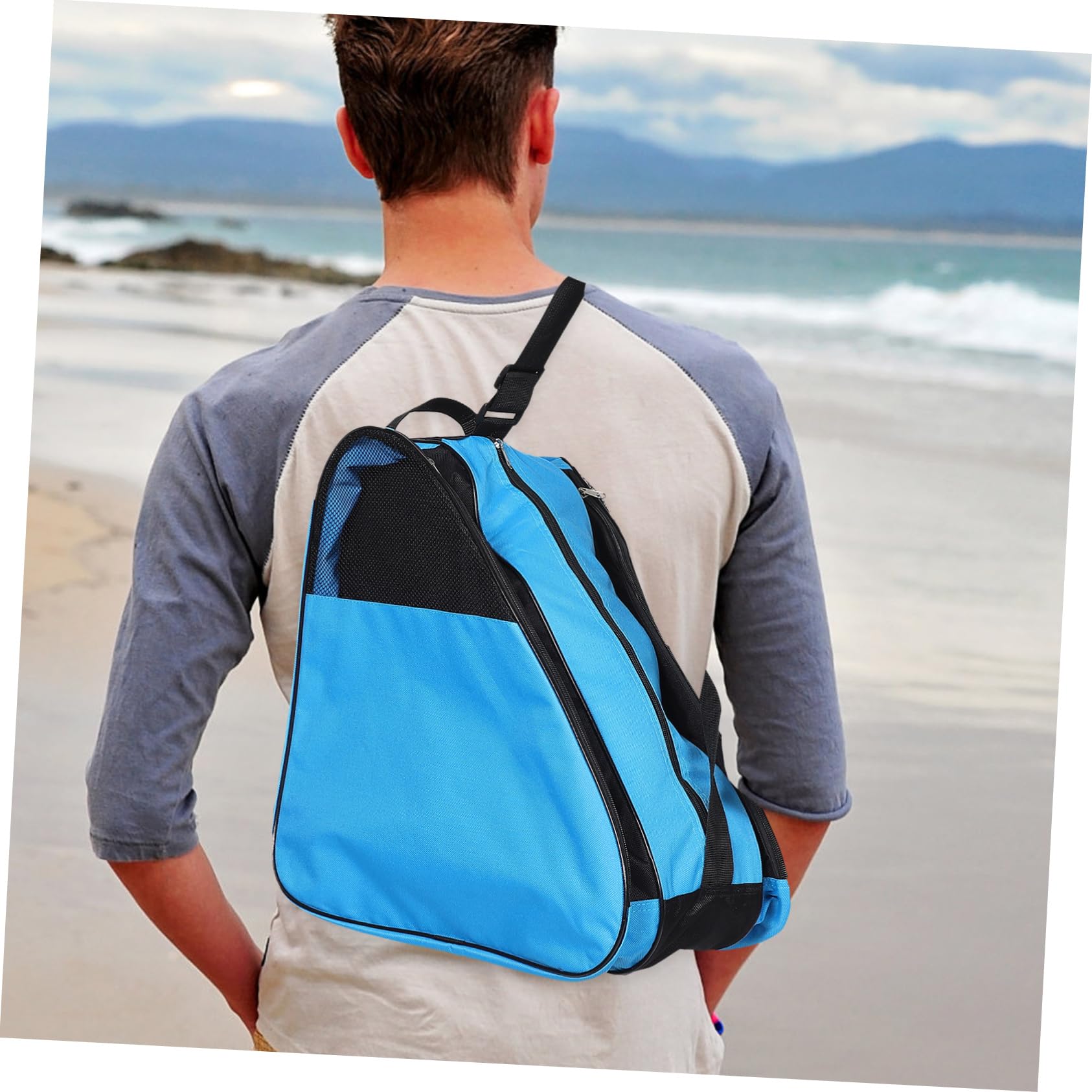 TOYANDONA Er Borsa Per Pattini Er Borsa A Tracolla Er Borsa Per Pattini Er Back Borsa Per Pattini Borsa Per Riporre Scarpe Da Pattinaggio Schienale In Er Accessori Borsa Per