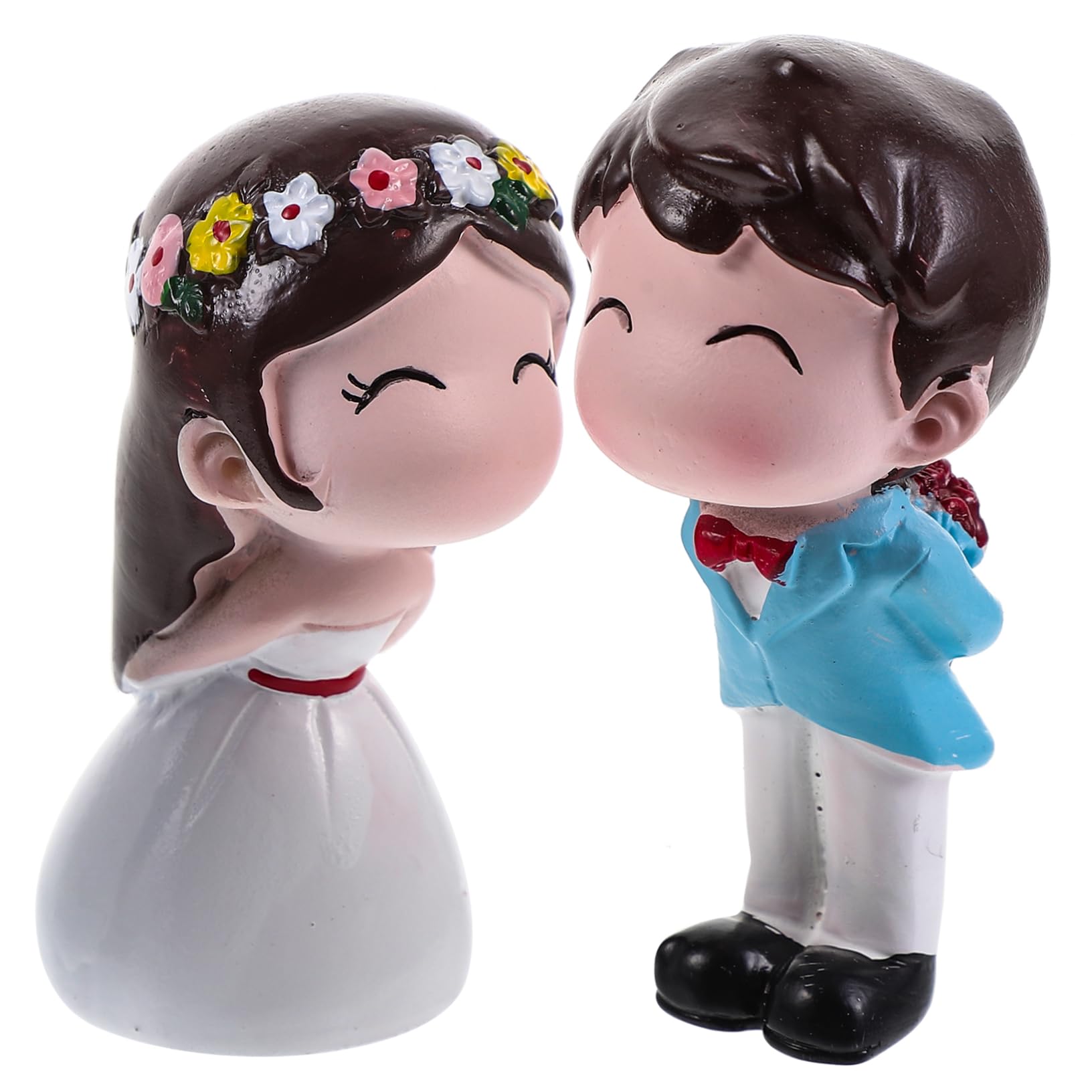 Cabilock Figurine Mariage Gateau Statuette Mariage 3 Paires Couple Décoration Gâteau Décoration Gâteau Décor