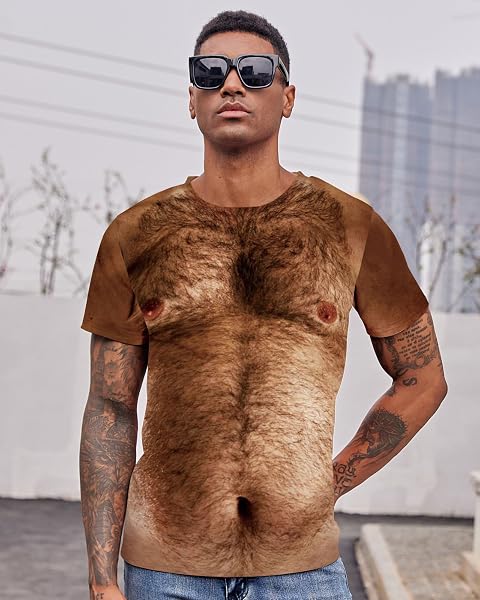 RAISEVERN Unisexe 3D Imprimé Décontracté T-Shirt Graphic Manche Courte, S-XXL - 2