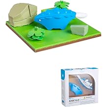 Magnetic 3-D Puzzle Dinosaur Figures Toy Set for Kids & Family- Prehistoric Bundle Series Ankylo- Create For Dinosaur Puzzle Lovers