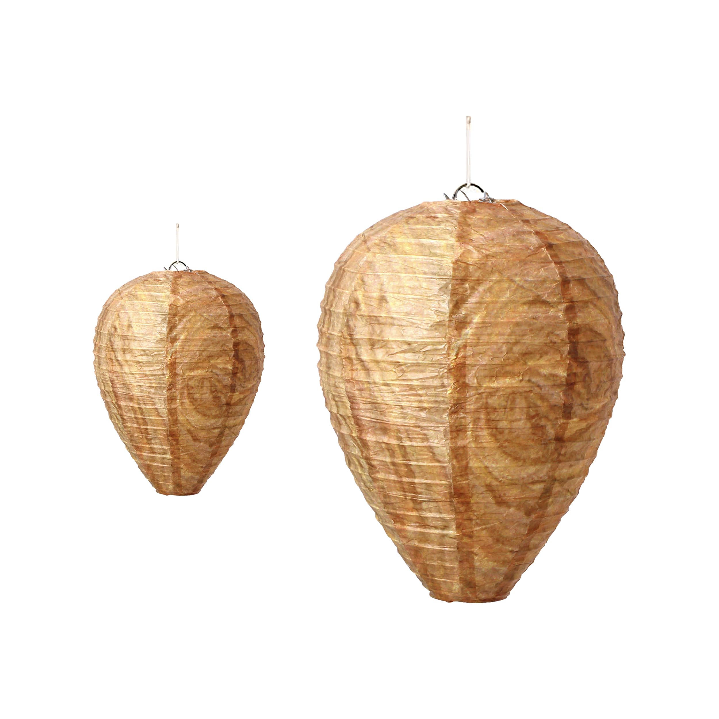 PESTEZE Brown Waterproof Wasp Decoy Nest [2 Pack]