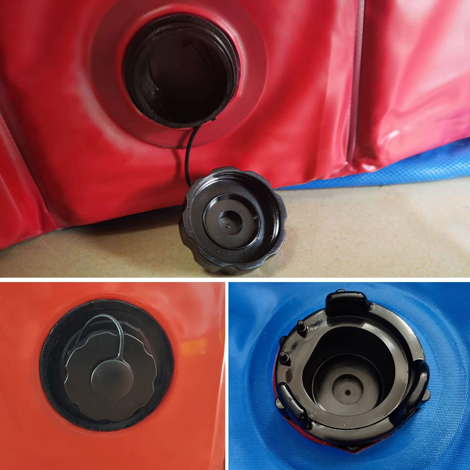 Baignoire pour Chien et Chat Piscine Pliable Portable pour Animal Compagnie Bassin Patageuoire en PVC Fond Antidérapant avec Vidange Latérale