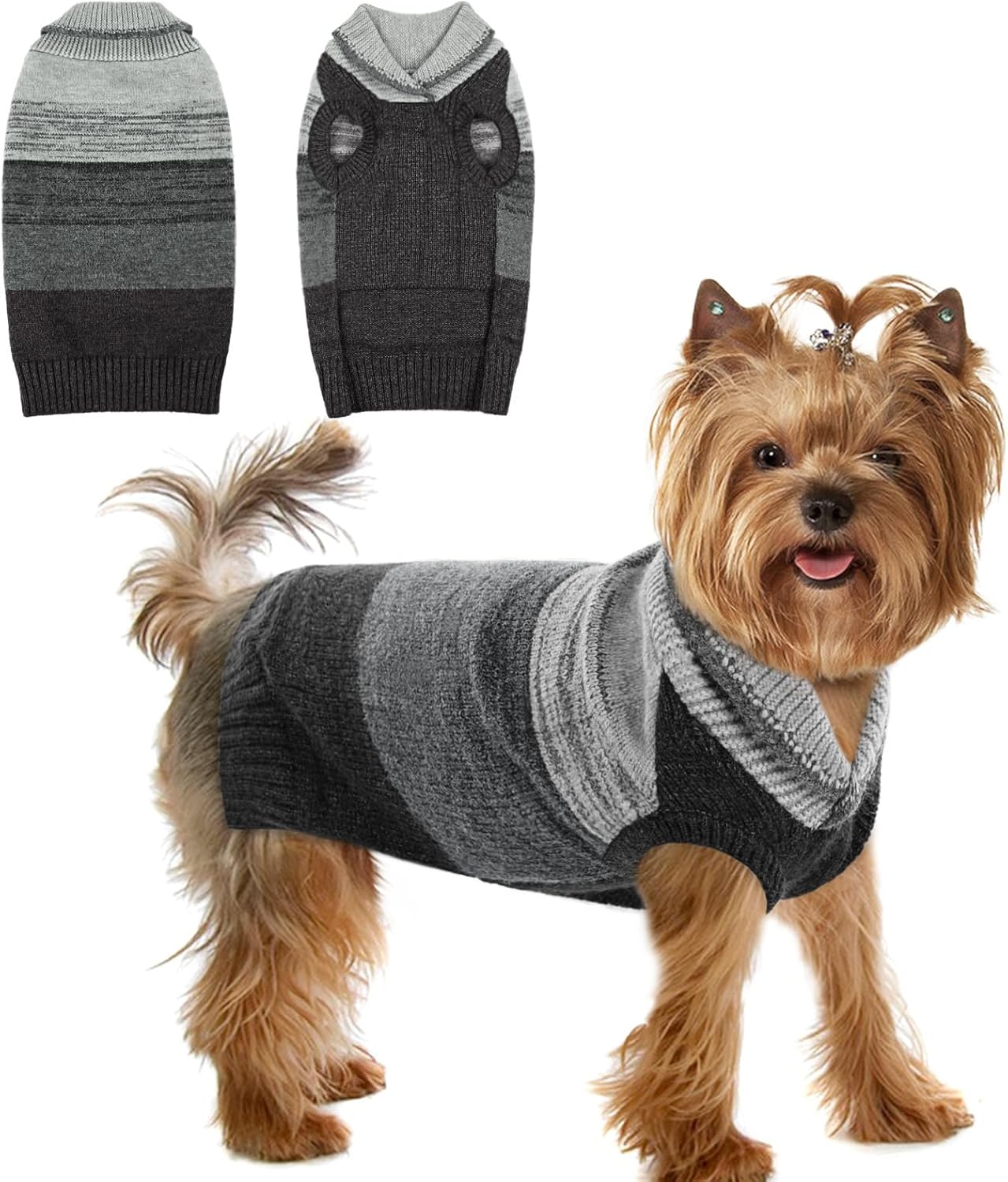 Preferhouse Small Dog Sweaters for Winter Dog Knitted
