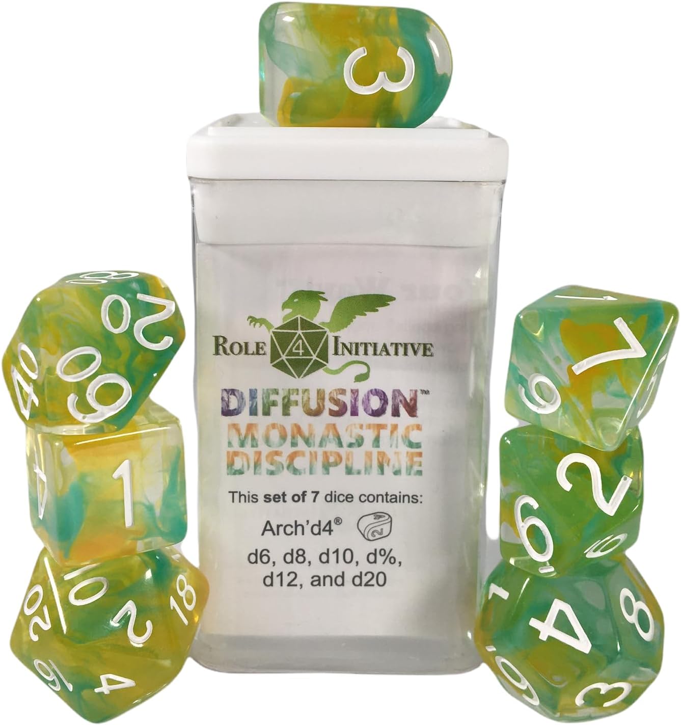 Diffusion Monastic Discipline - Set of 7 w/all numbers