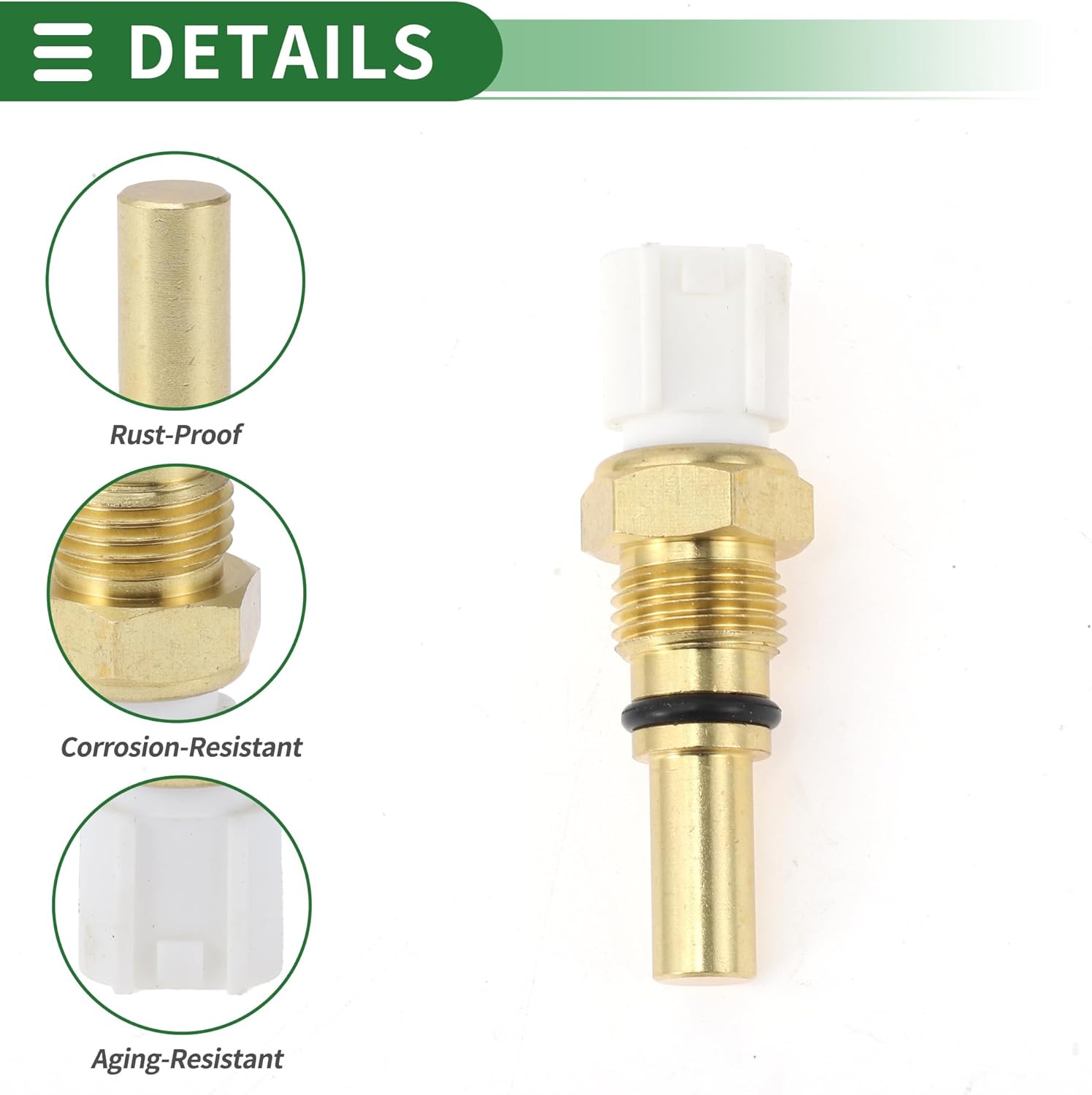 Motoforti Engine Coolant Temperature Sensor No.8942833010 Water Temperature Sensor for Toyota Camry 2001 1 Pc