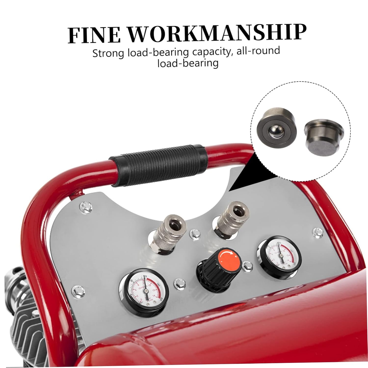Universal Wheel Ball Transfer Roller 2Pcs Stainless Steel for Machinery