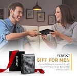 RUNBOX Portefeuille mince pour hommes 15 Fentes Ultra Grande capacité RFID Blocage du titulaire de carte de crédit bifold avec 2 ID Fenêtres minces