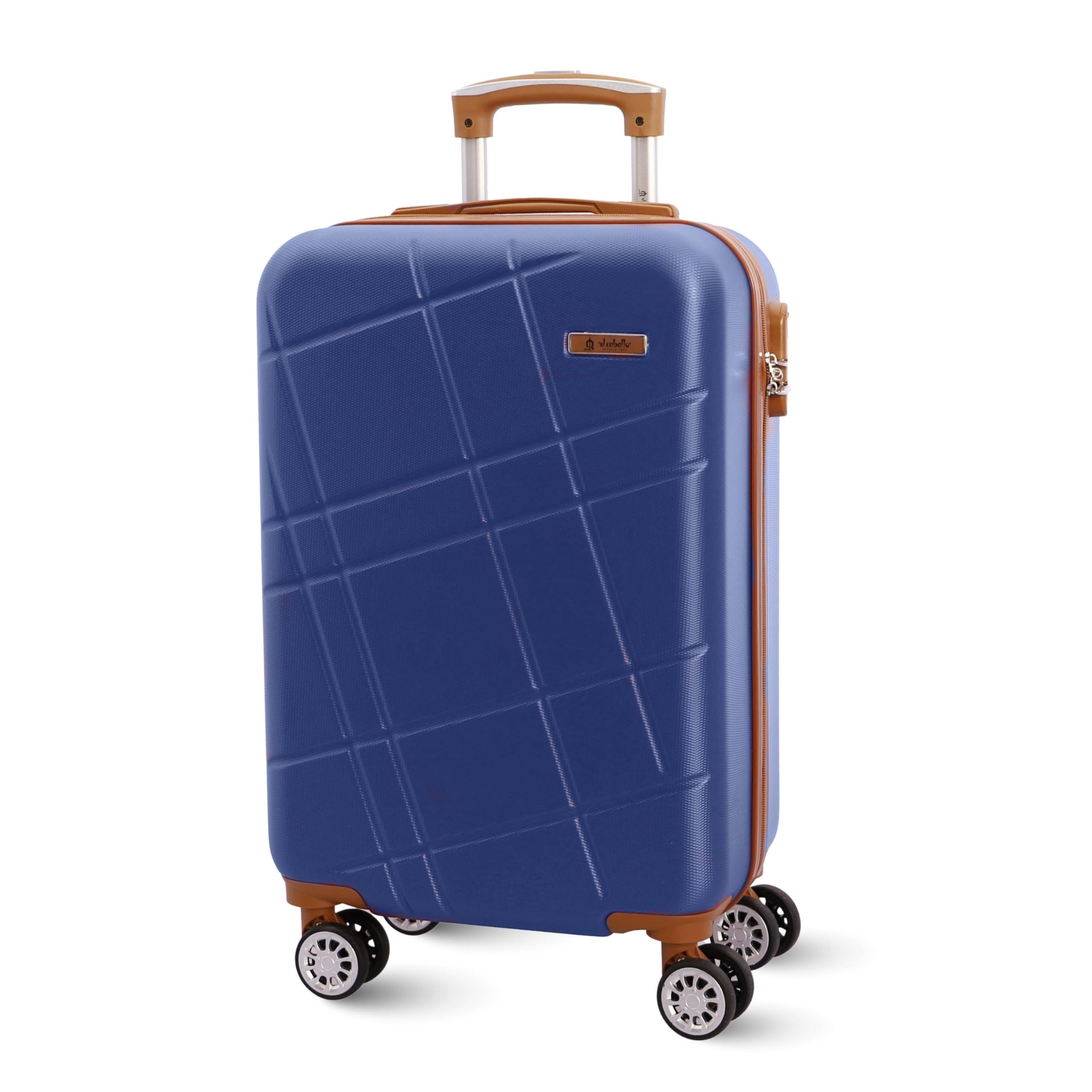 EL Caballo - Maletas de Viaje Cabina - Maleta Cabina - Maletas de Viaje - Apta para Ryannair- Trolley Equipaje para Avion Resistente con 4 Ruedas de 360º y candado