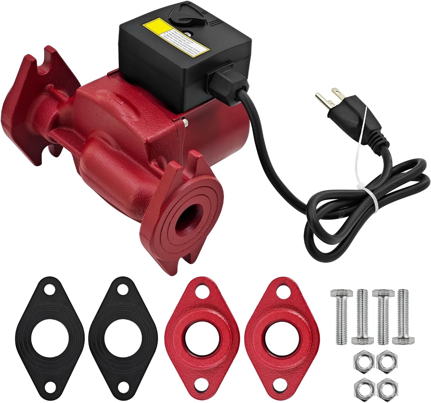 103252LF Water Circulator Pump Boiler Pump Compatible with Bell & Gossett NBF-22 115V 1/25 HP 1" Union