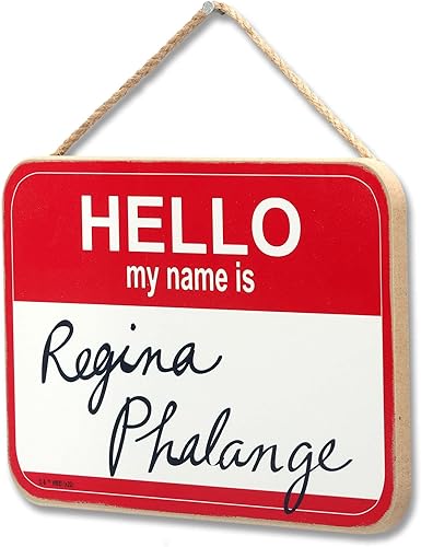 Miniatura 2 de Friends The TV Series Regina Phalange - Decoración colgante de pared de madera - Cartel divertido de amigos - Gran idea de regalo