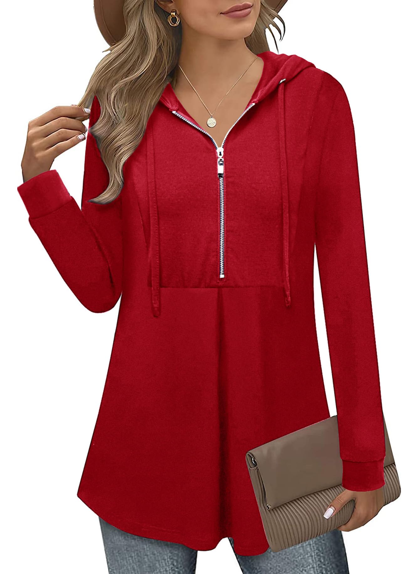 Siddhe Damen Longpullover Langarm Schalkragen Pullover Einfa