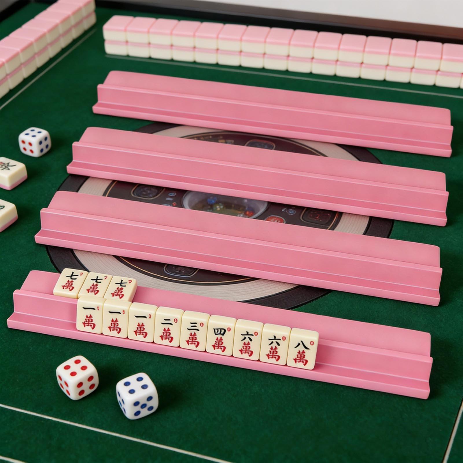 Supports En Bois Pour Le Mahjong Supports Compacts Pour Dominos | Supports En Bois Pour Tuiles De Pour Maison Fêtes Club Réunions Familiales