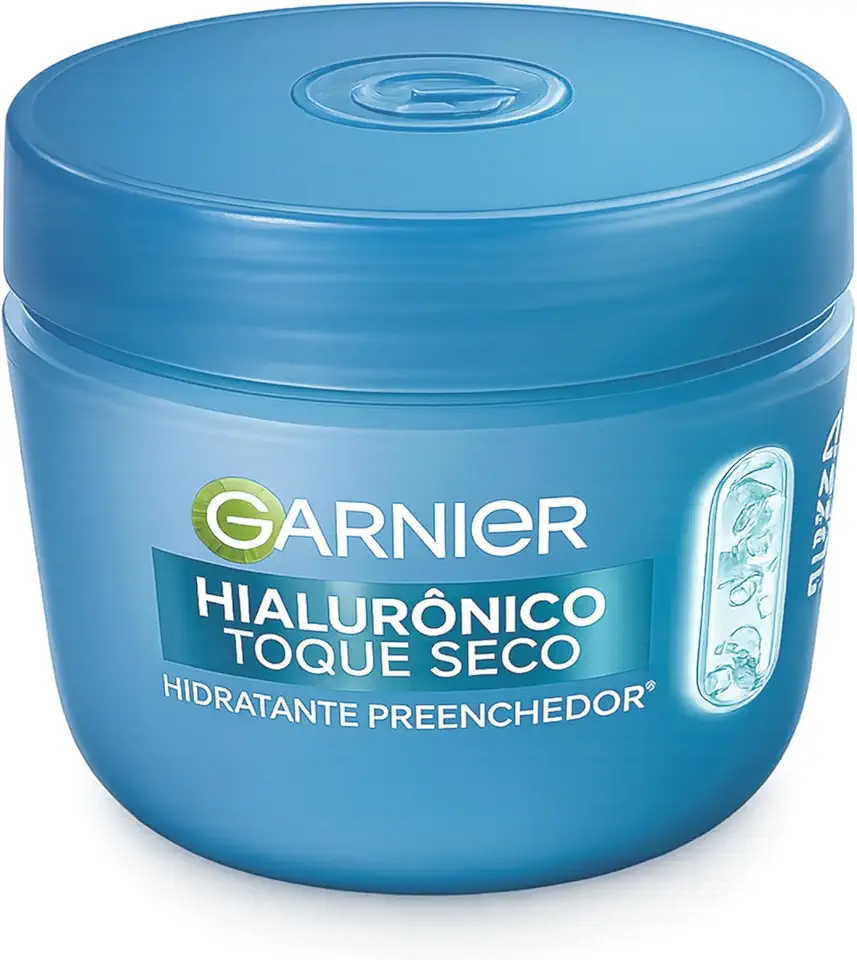 Garnier, Gel Creme Hidratante Facial Preenchedor Toque Seco, com Ácido Hialurônico, Niacinamida e Aloe Vera, Controla a Oleosidade e Uniformiza a Pele, 85g