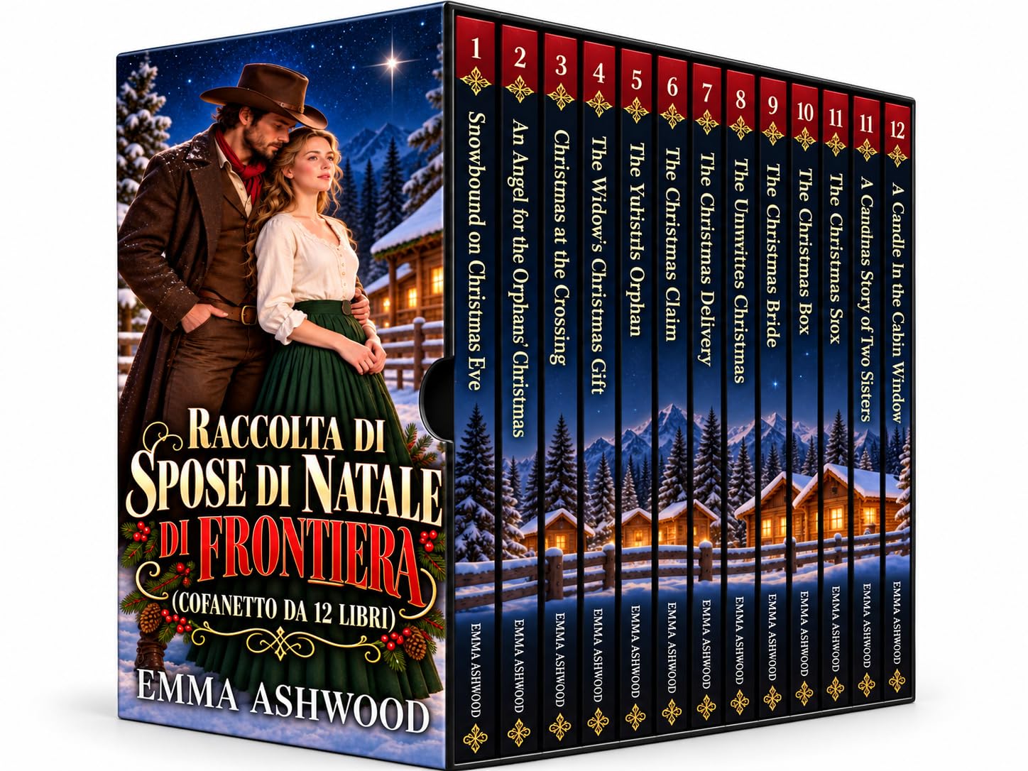 Emma Ashwood  – Raccolta di spose di Natale di frontiera (cofanetto da 12 libri) (2026)