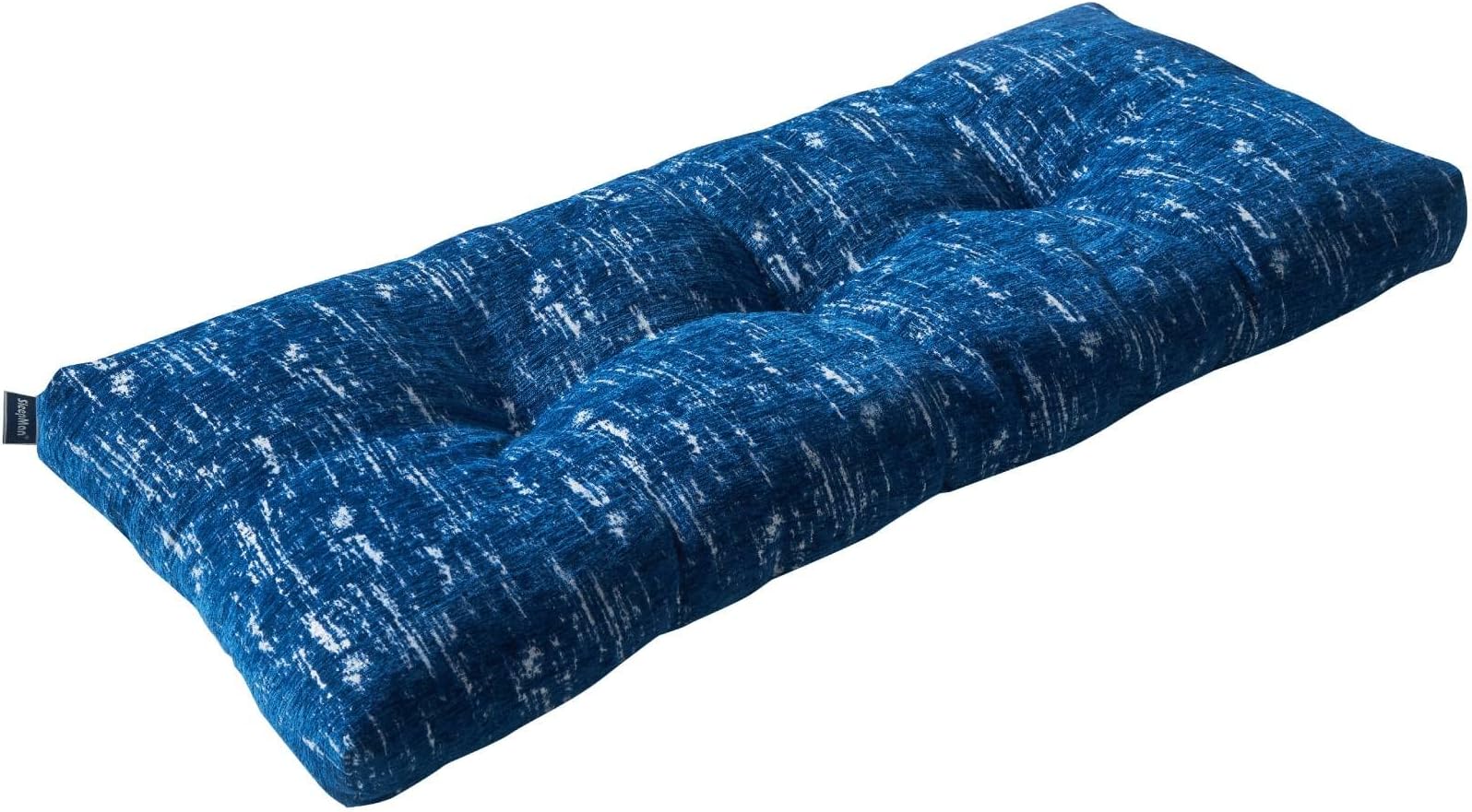 Non Slip Tufted Bench Cushion, Swing Cushion,Shoe Storage Bench pad, Fade Shield Water Resistant Durable Thicken Outdoor/Indoor Garden Bench Seat Pads 36x14x4 inch,Dark Blue
