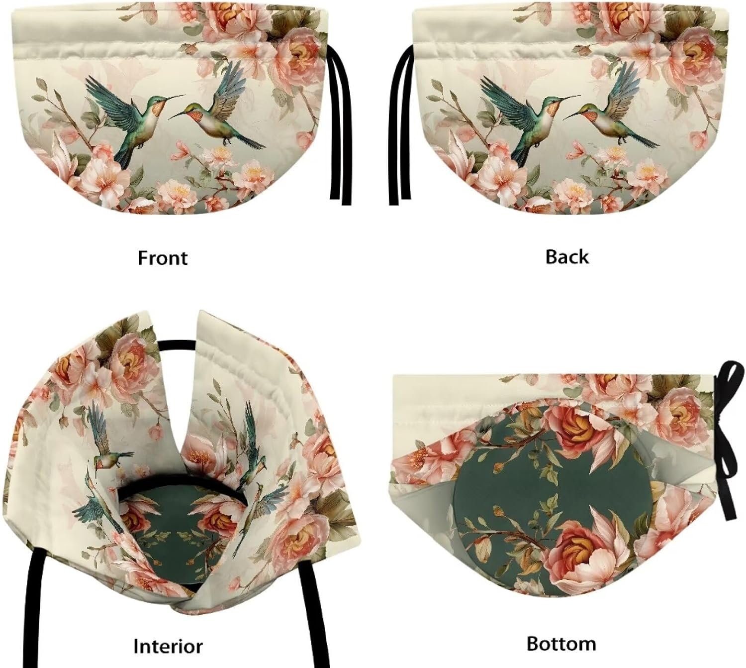 Hummingbird Tea Cozy for Teapot Insulated Rose Hibiscus Tea Pot Cozy for Keeping Warm for Gift Cup Cozy Home Kitchen Decorative