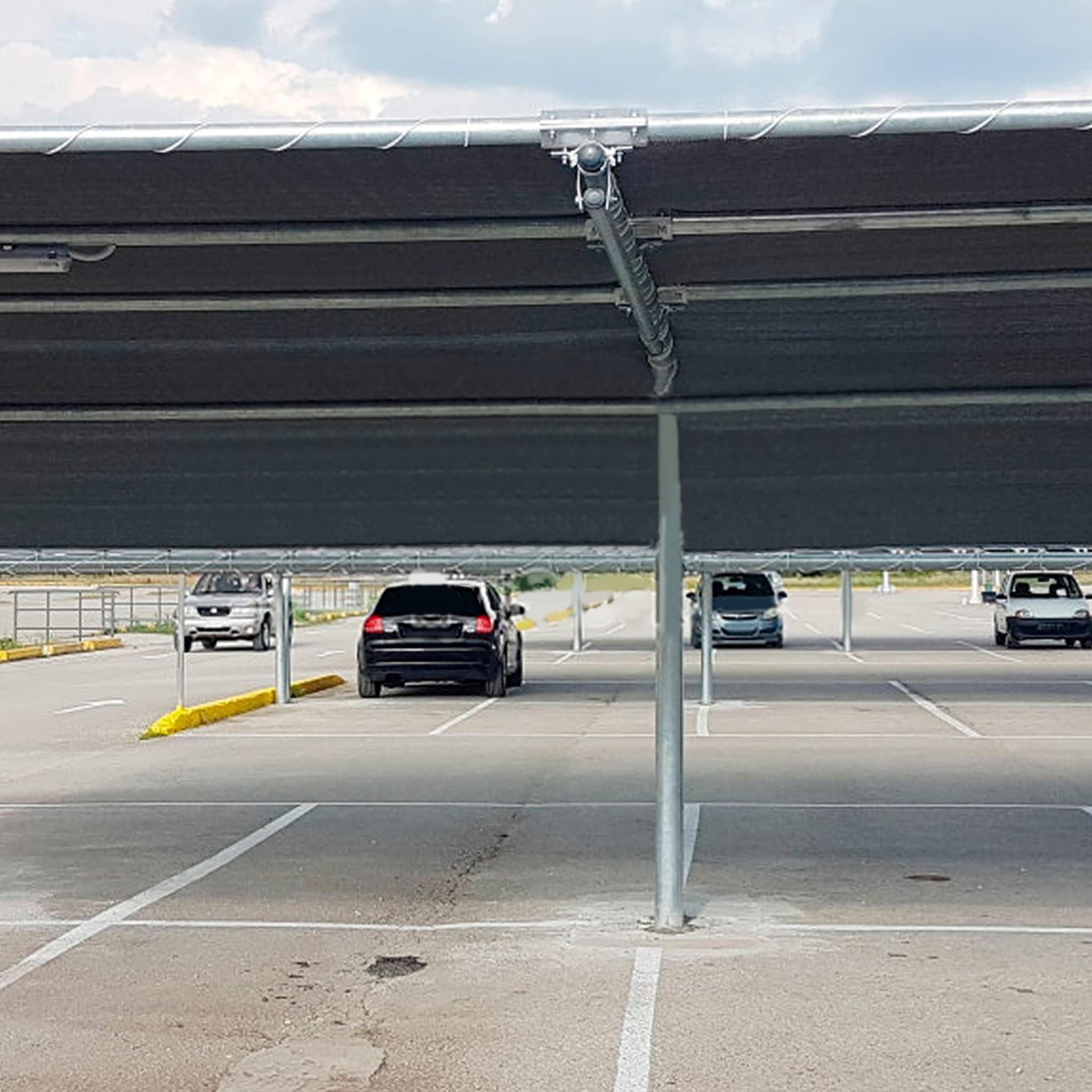 Pannello Frangivista Per Balcone 200cm - HDPE 150g/m², Con Occhielli, Resistente Alle Intemperie, 10m - Foto 5