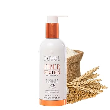 Fiber Protein Home Care Hydrating Shampoo 8.45 fl oz Gently Cleanses and Helps Maintain Moisture Balance in Porous and Chemically Treated Hair Cupuacu Butter Scent Tyrrel