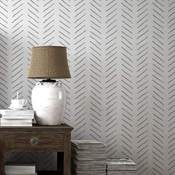 Hand Drawn Chevron Wall StencilGeometric Stencil for Painting Walls Modern Stencils for Easy DIY Decor Reusable Laser Cut Wall Stencil - Exclusive Stencil Designs from Cutting Edge Stencils