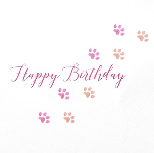 Miniatura 3 de Papyrus Tarjeta de cumpleaños con diseño de gato en blanco, diseñada por Bella Pilar (Cat & Flowers)