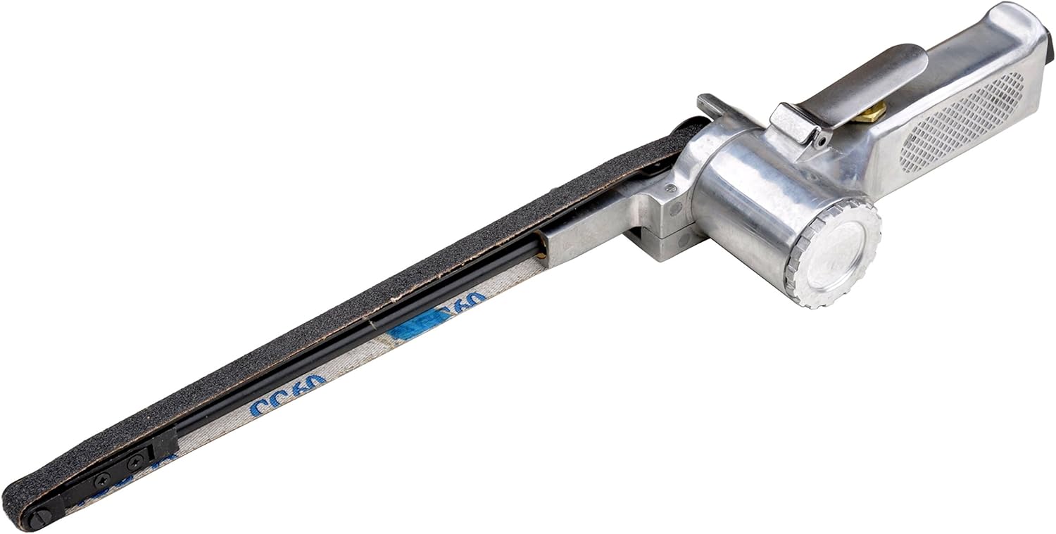 LEVIGATRICE PNEUMATICA AD ARIA NASTRO ABRASIVO 10x330 Mm PER - Foto 6