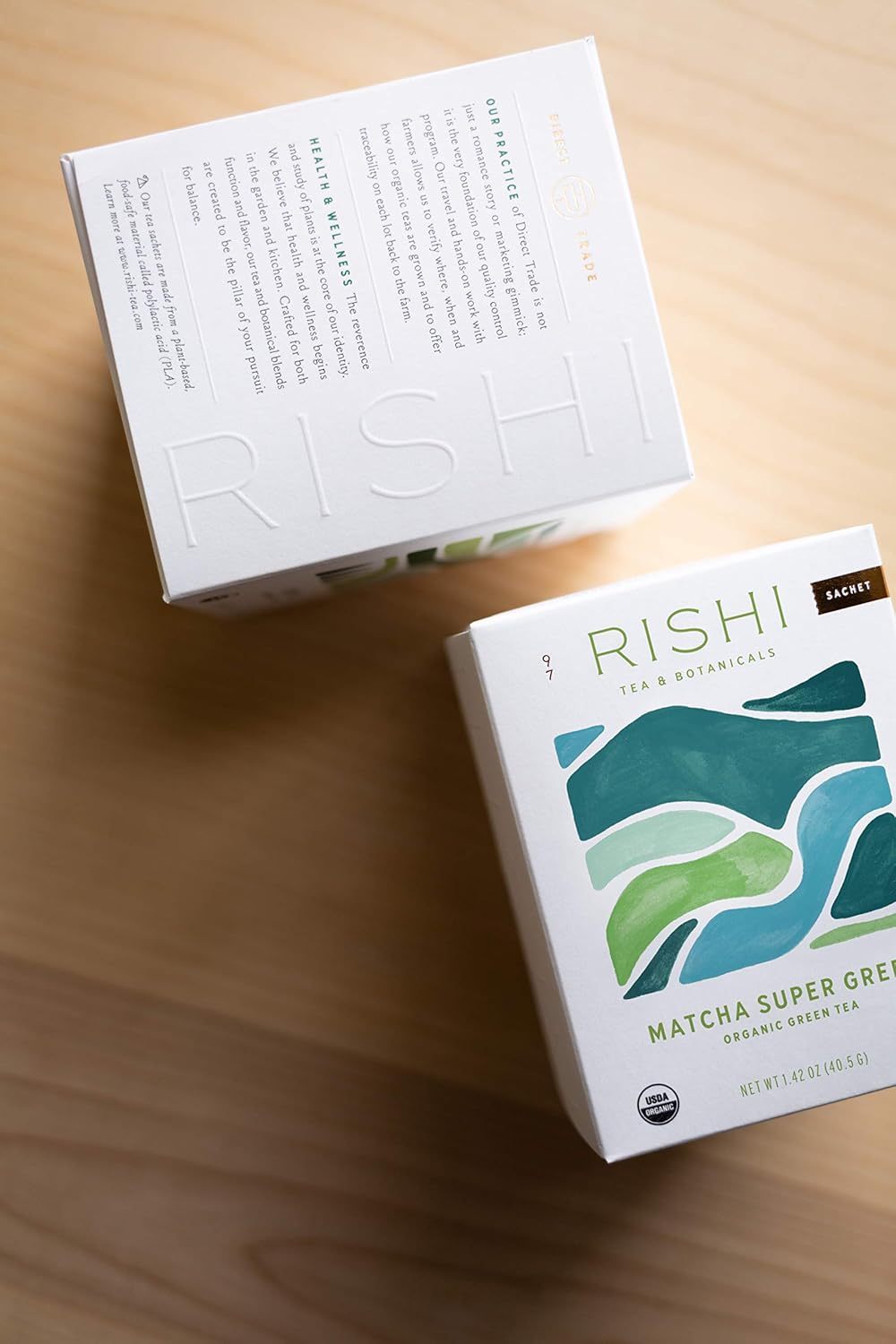 Rishi Tea Matcha Super Green Herbal Tea | Organic Sencha, Highly Caffeinated, Umami, Antioxidant Rich | 15 Sachet Bags, 1.43 oz (Pack of 6) : Grocery & Gourmet Food