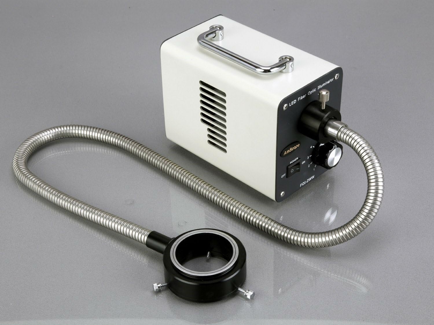 AmScope LED-20W 20W LED Cold Fiber Optic Illuminator: Microscopes