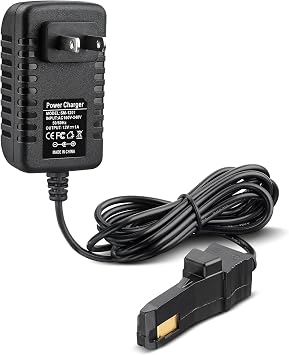 12V Charger for Power Wheels Ride On Car Gray & Orange Top Battery | 12 Volt Charger ride-on cars,Compatible with models 1001175653, 00801-0638, and 00801-1869