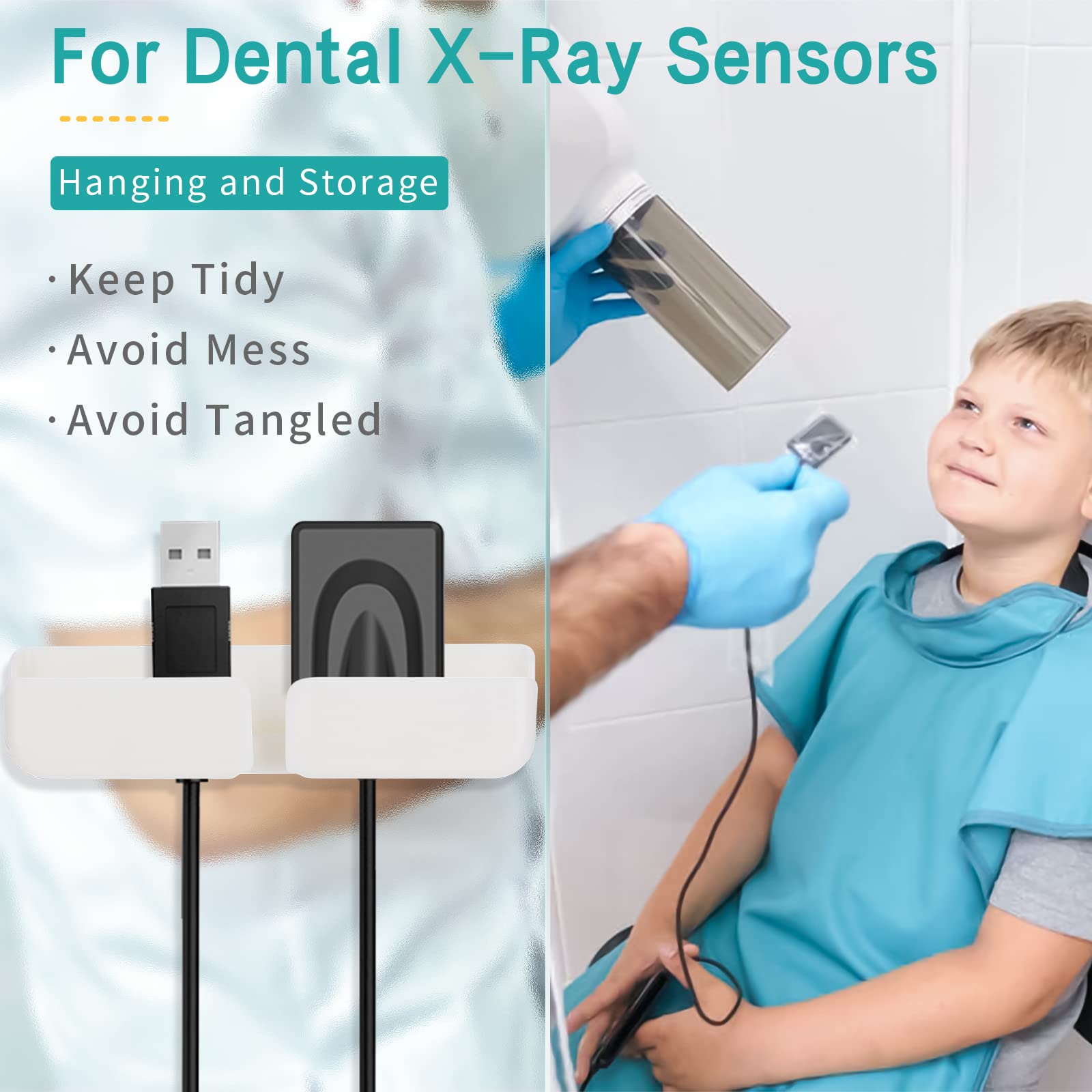 LVCHEN Dental XRay Sensor Holder 3 Pcs Digital XRay Sensor Wall