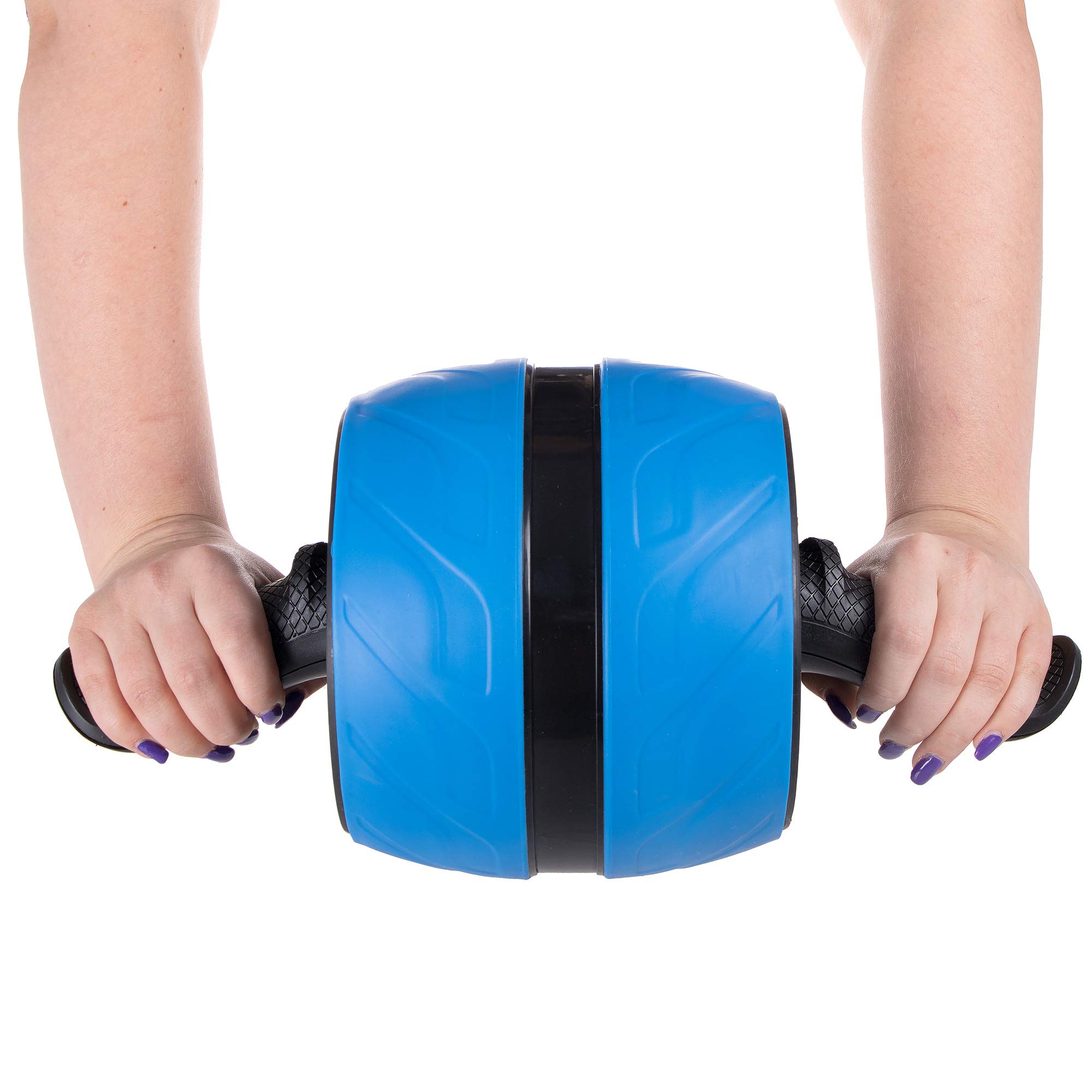 SPRINGOS AB Roller Belly Roller 2 kółka z uchwytem Trenażer brzucha Trenażer ramion z wygodnymi uchwytami Trening mięśni Trening siłowy Rolka do ćwiczeń AB Rolka do ćwiczeń siłowych
