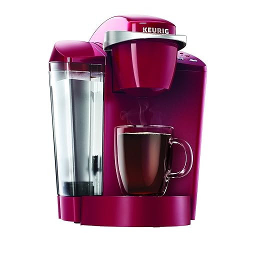 Keurig K-Classic Coffee Maker, Single Serve K-Cup Pod Coffee Brewer, 6 to 10 Oz. Brew Sizes, Rhubarb