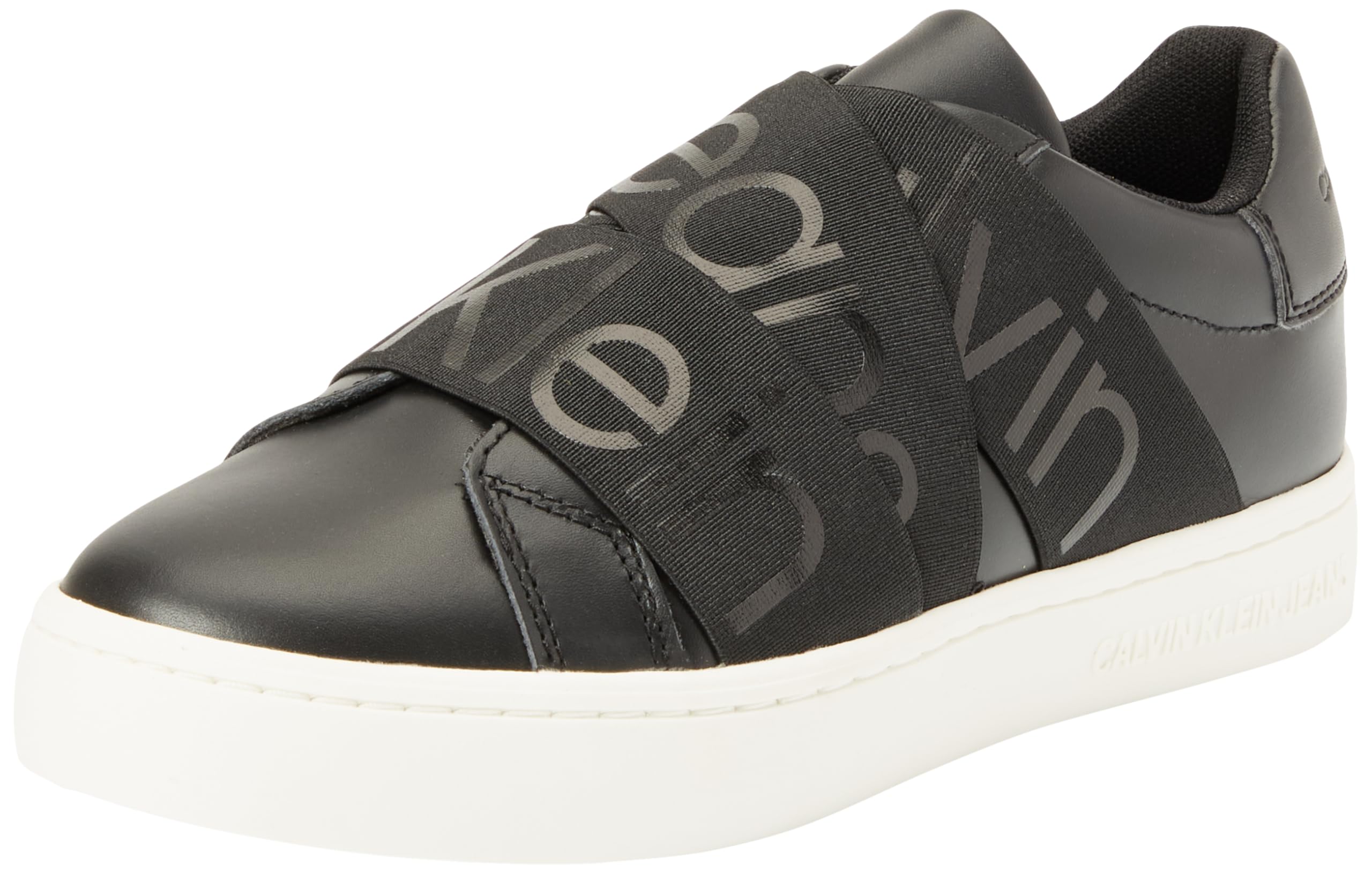 Calvin Klein Jeans Zapatillas sneaker Mujer Classic Cupsole de piel, Weiß (Blanco), 39