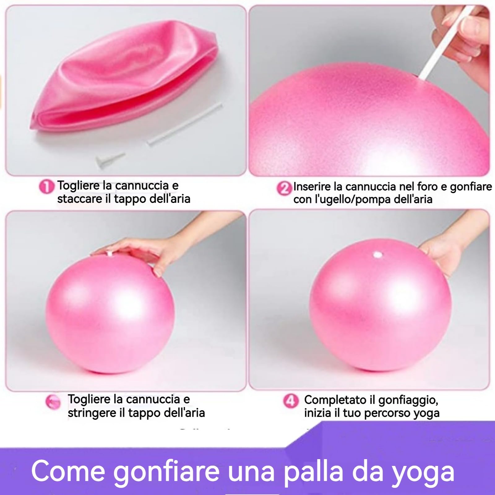 Set da pilates Cerchio Pilates, Anello da Pilates, Anello Flessibile Resistente con Maniglie Imbottite, Fitness Attrezzi Casa, Allenamenti Yoga, Fitness Ring per Esercizi Interni della Cosce e Gambe