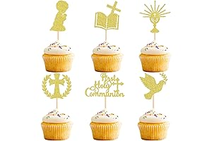 Holy Communion Cupcake Topper Set (36 Count)