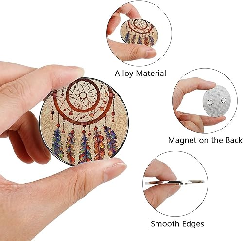 Miniatura 3 de Imán decorativo para nevera, atrapasueños para decoración del hogar de cocina y oficina