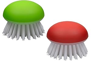 2Pcs Set Veggie Scrubber and Vegetable Brush for Food Fruit and Veggie Brush