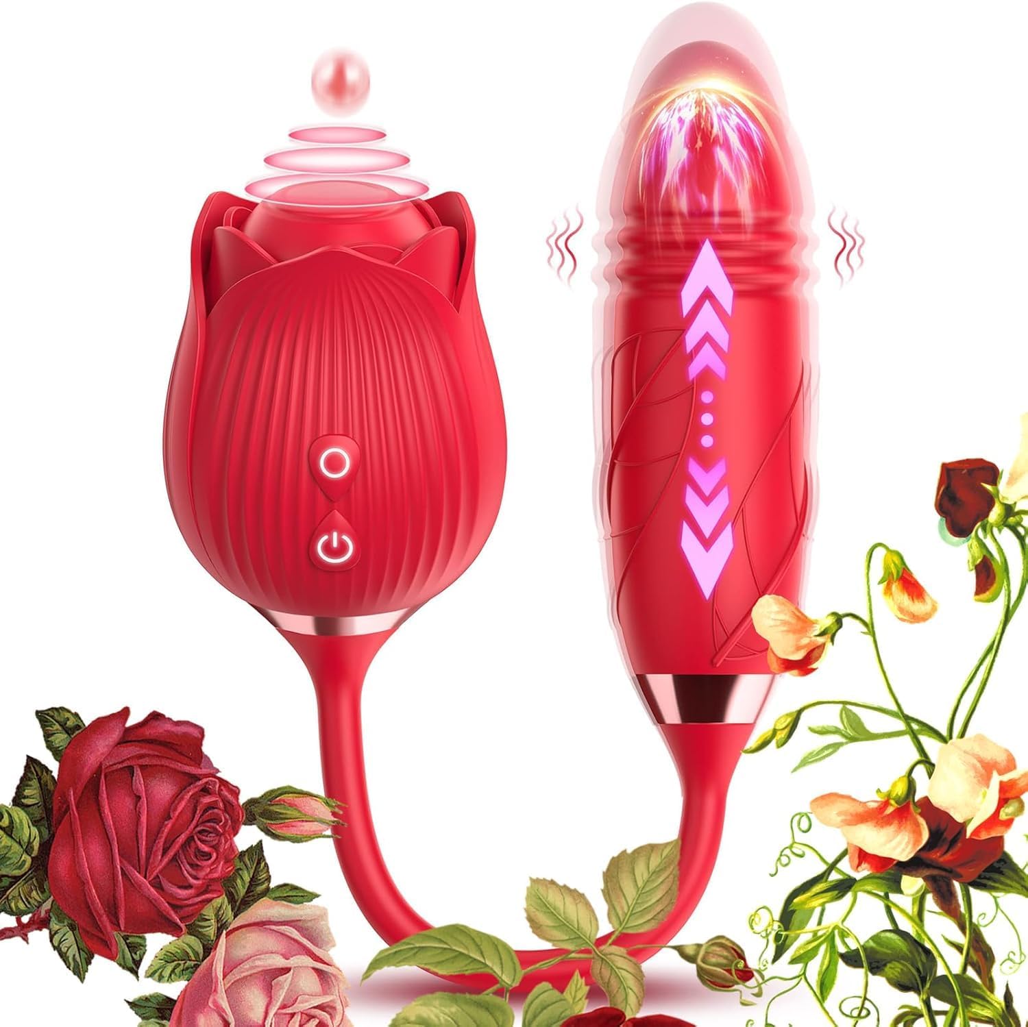 2024 New Enhanced Viboators Rose Adult Tool for Women Adult Rose Toy Clitioral Sucker Powerful Vibrateirs for Women Today Adult Viboators Adult Rose Toy Suction Couple Games E.98623