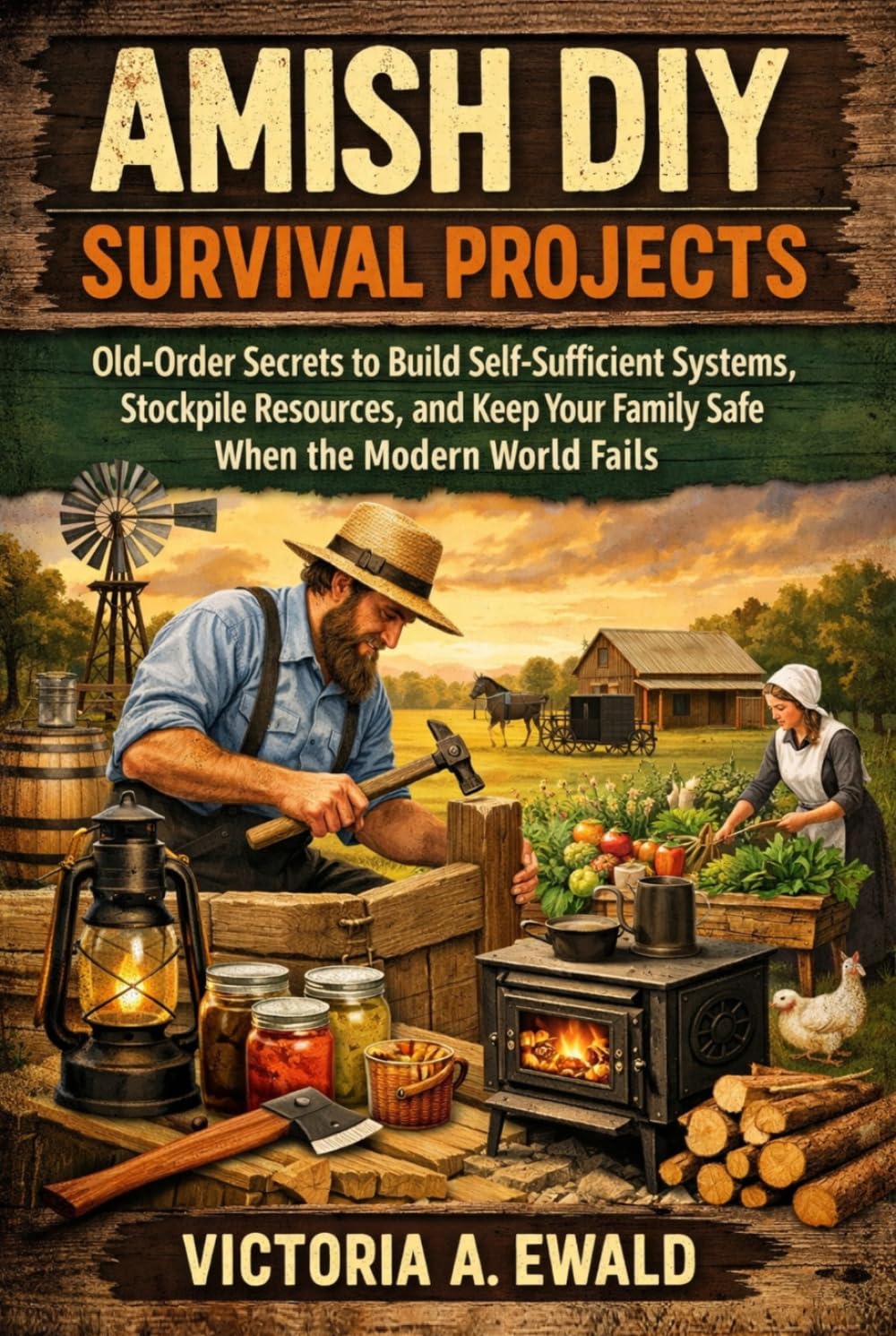 Amish DIY Survival Projects: Old-Order Secrets to Build Self-Sufficient Systems, Stockpile Resources, and Keep Your Family Safe When the Modern World Fails