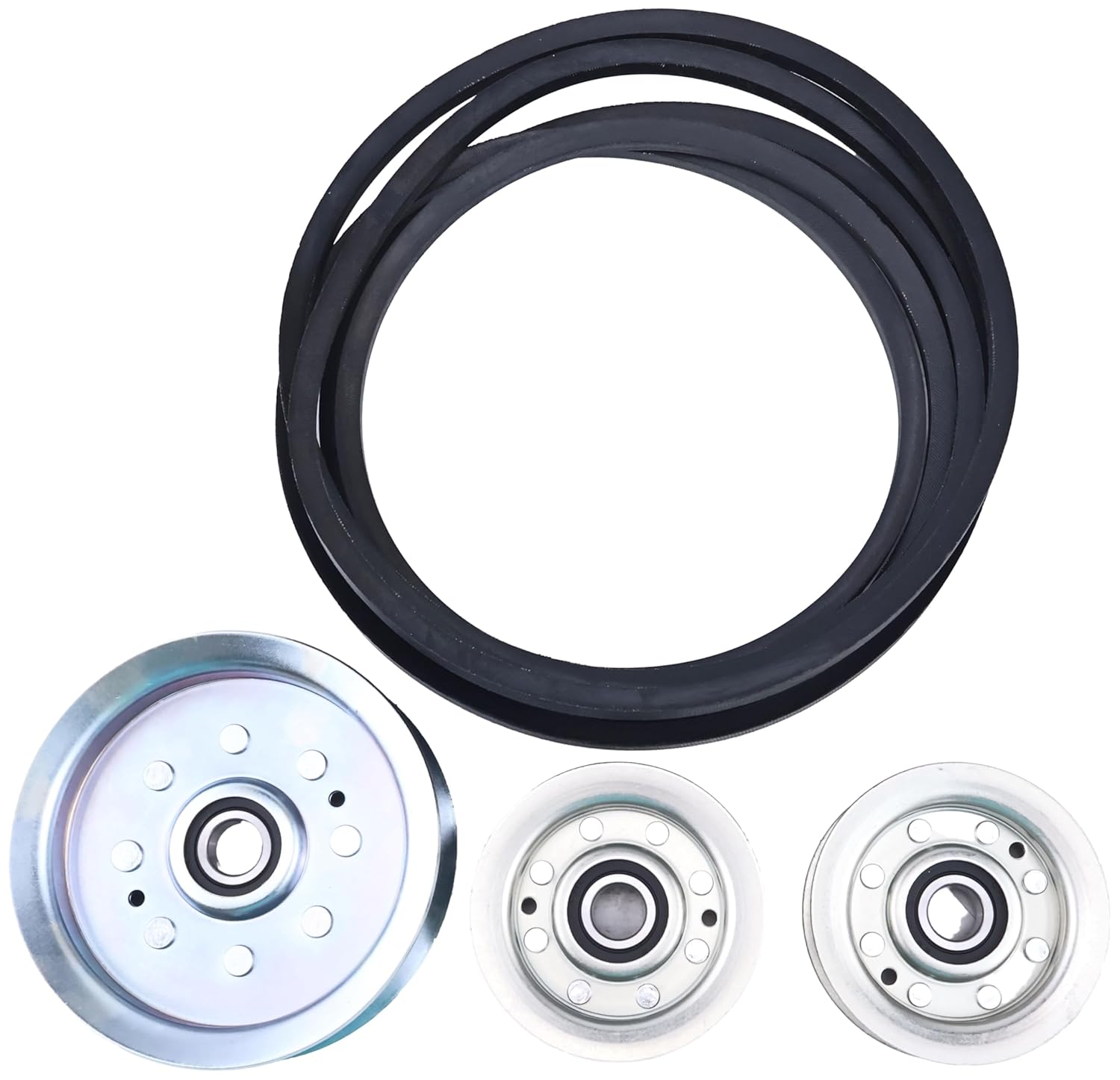 Idler Pulley Kit with 48" Deck Belt GY20571 GX20305 GY20067 GY22082 GY20629 Compatible with JD L120 L130
