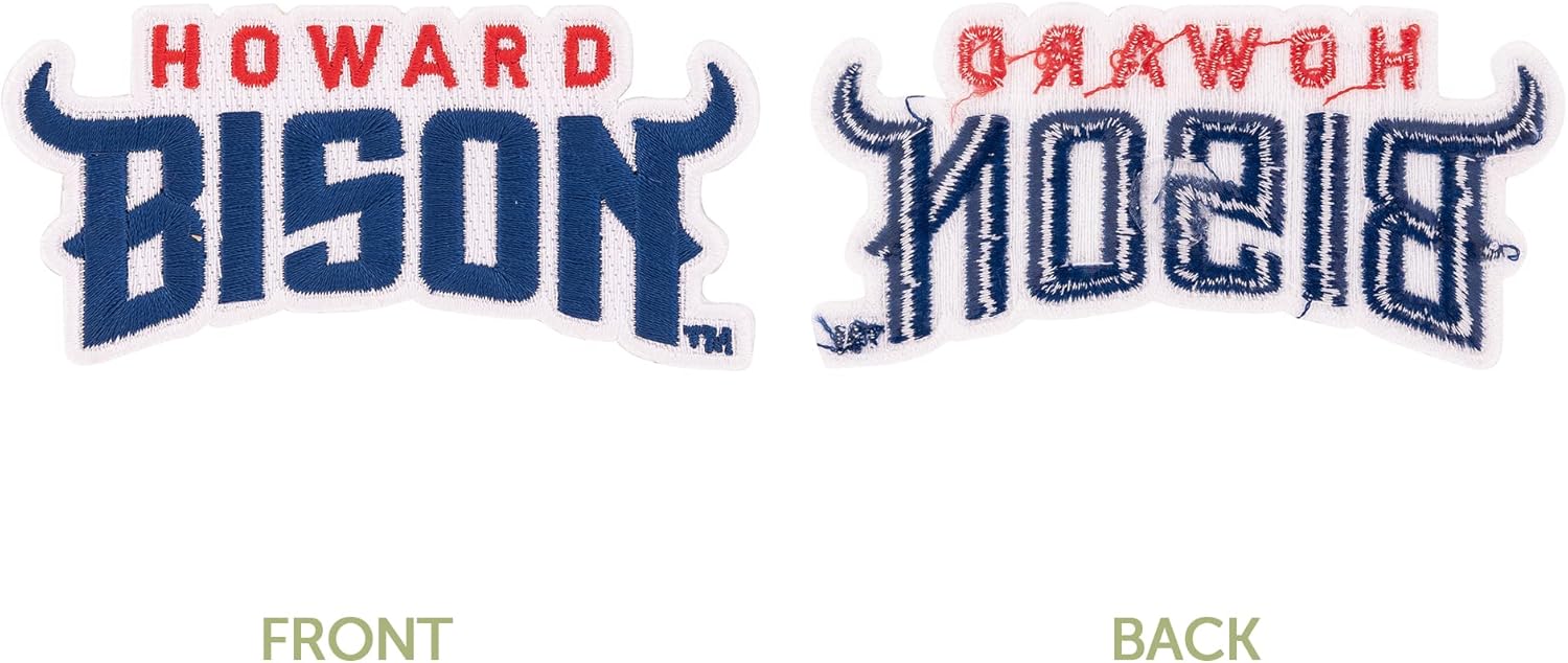 Desert Cactus Howard University Patch – Embroidered Iron On/Sew On Applique for Blazers, Jackets, Backpacks, Bags, Hats & Tactical Gear – Howard Bison (Patch - Design C) - Image 3