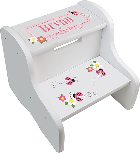 Miniatura 1 de Taburete personalizado de mariquita blanco