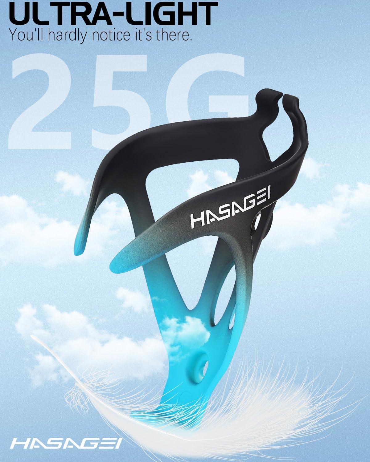 Bike Water Bottle Holder, Durable Non-Slip Lightweight Universal Bicycle Bottle Cage for Mountain/Road Cycling Accessories - Image 2