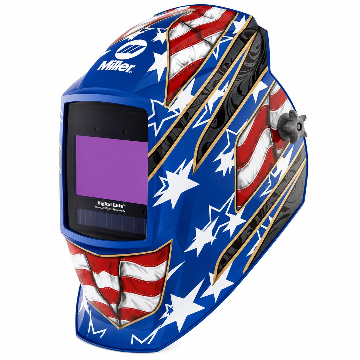 Miller Digital Elite™ Welding Helmet, ClearLight™ 4x, Stars &amp; Stripes III