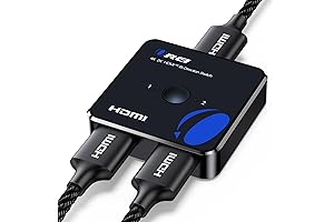 OREI HDMI Switch 4K - 2x1 Bi-Directional HDMI Splitter