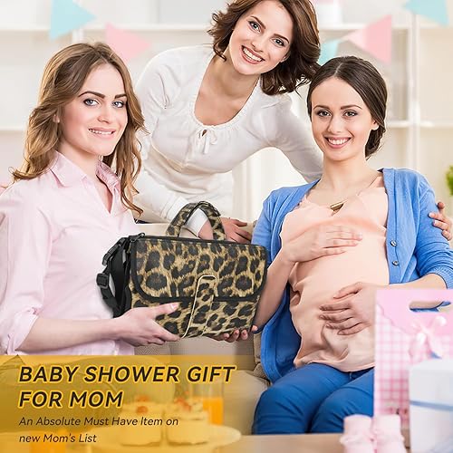 Miniatura 6 de cambiador de pañales portátil para niñas y niños recién nacidos, kit de viaje, cambiador Daiper impermeable, bolsa de toallitas y bolsa Daiper,