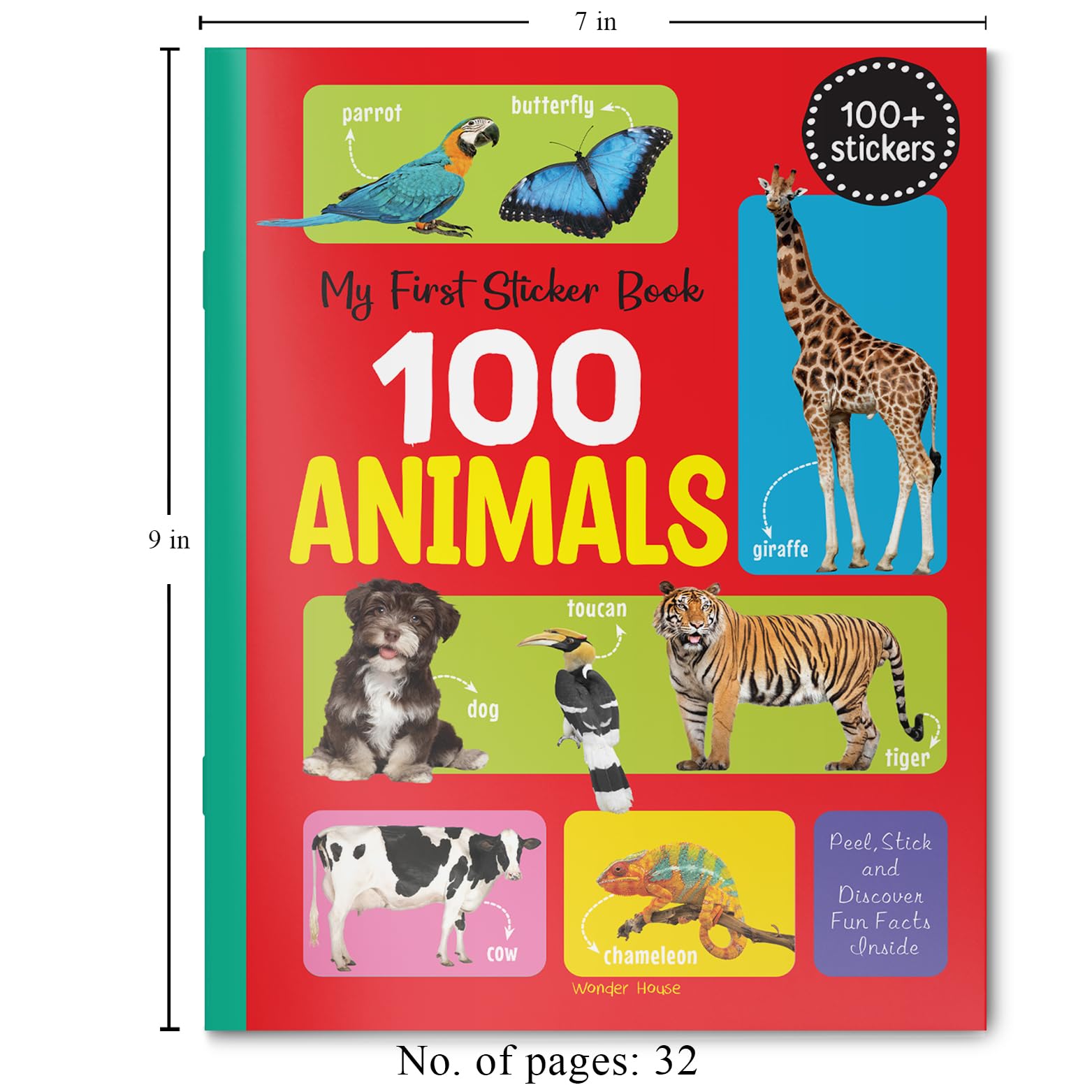 My First 100 Animals Stickers 1