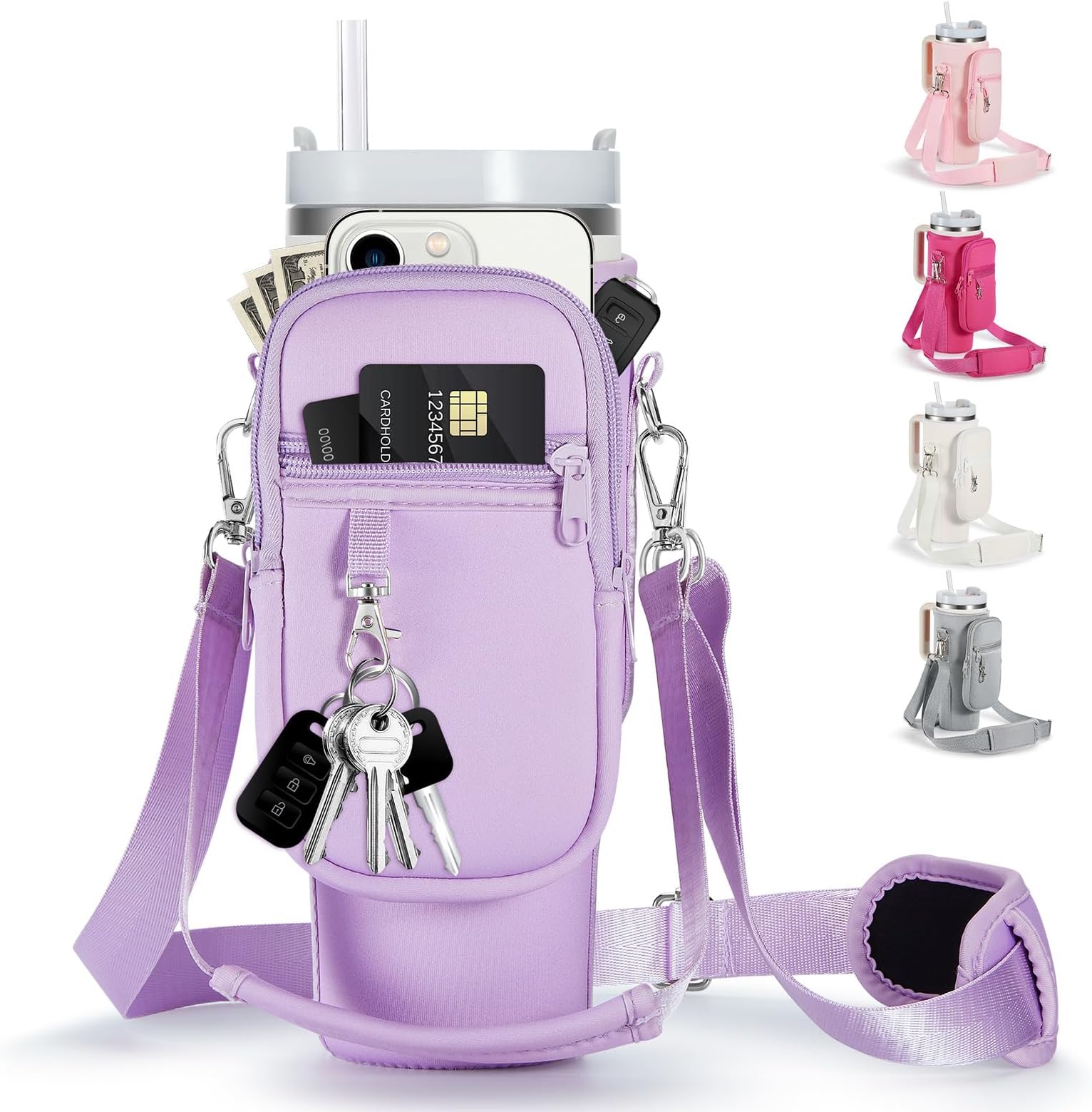 Orchid Water Bottle Bag