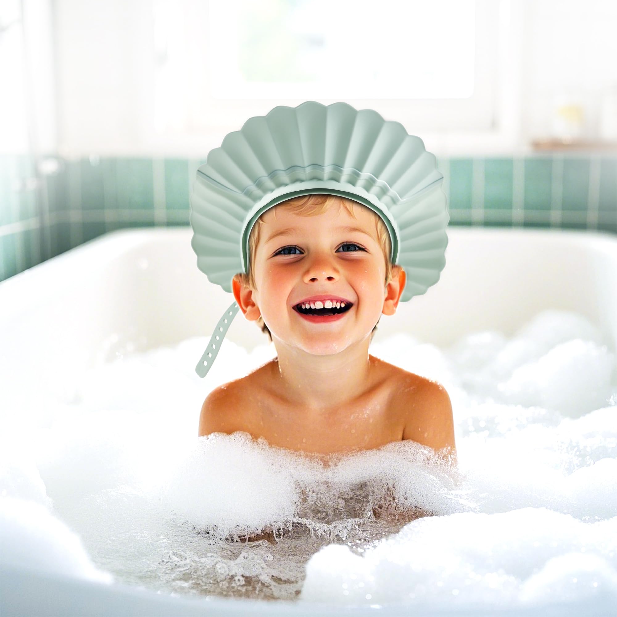 FUSACONY Kids Shower Cap, Baby Shampoo Cap