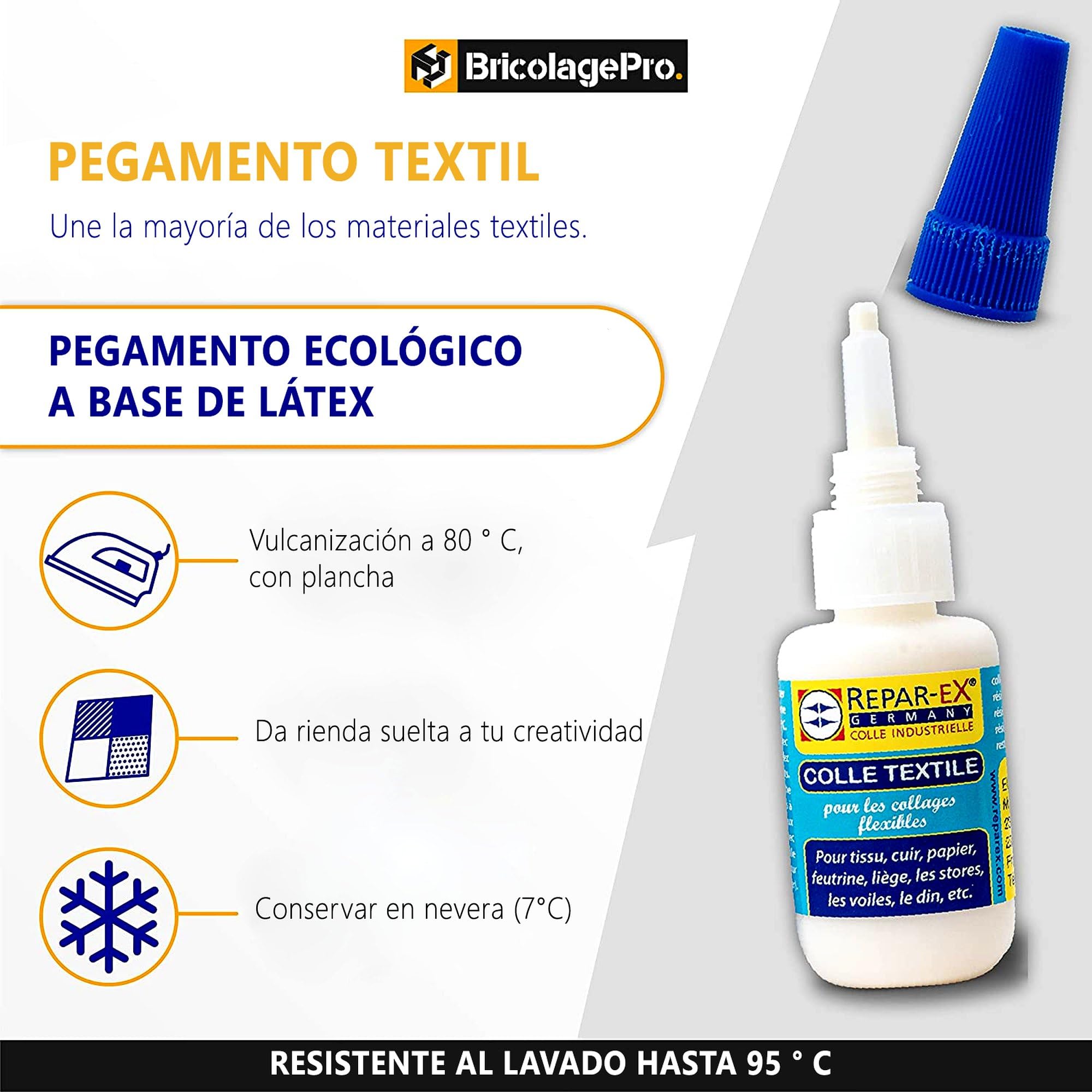 REPAR-EX - Kit completo de unión Repar-ex - Pegamento profesional - Kit de unión profesional