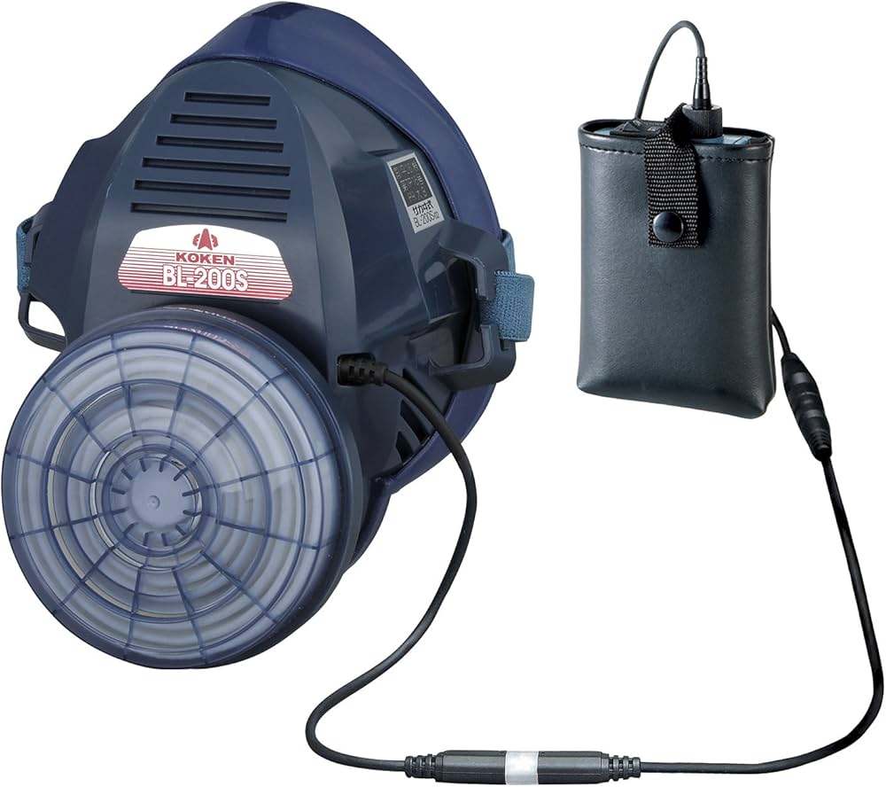 興研 電動ファン付き呼吸用保護具 サカヰ式 BL-200S-02 電池・充電器付